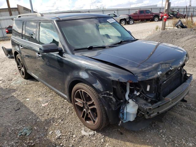 2FMHK6DT2DBD25818 - 2013 FORD FLEX LIMITED BLACK photo 4