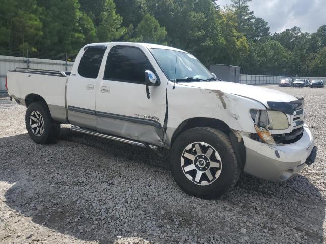 5TBRU34175S450337 - 2005 TOYOTA TUNDRA ACCESS CAB SR5 WHITE photo 4
