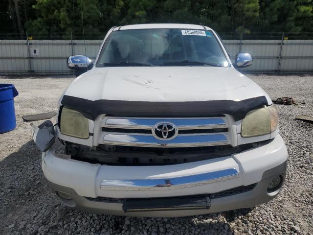 5TBRU34175S450337 - 2005 TOYOTA TUNDRA ACCESS CAB SR5 WHITE photo 5