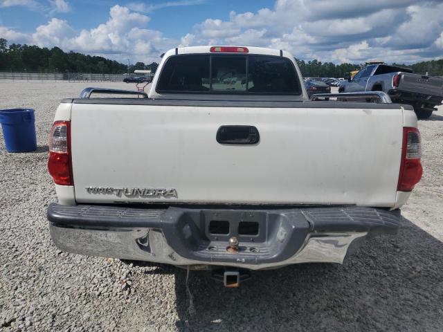 5TBRU34175S450337 - 2005 TOYOTA TUNDRA ACCESS CAB SR5 WHITE photo 6