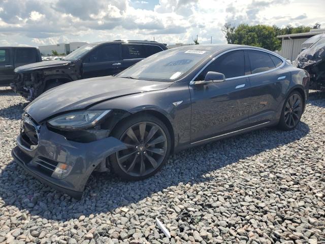 5YJSA1E11FF107971 - 2015 TESLA MODEL S 灰色 照片 1