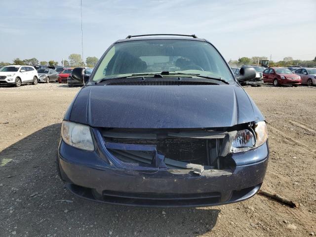 1D4GP45R85B127098 - 2005 DODGE CARAVAN SXT BLUE photo 5