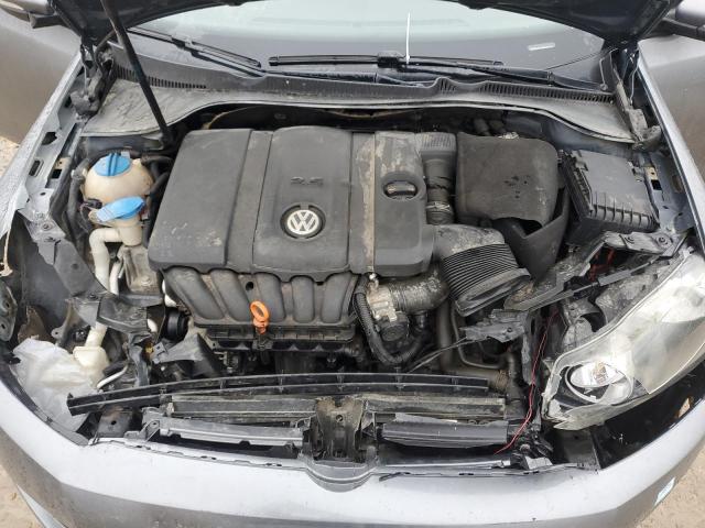 WVWDA7AJ9BW081384 - 2011 VOLKSWAGEN GOLF GRAY photo 11