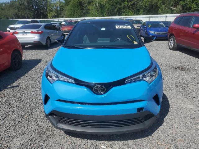 JTNKHMBX5K1060996 - 2019 TOYOTA C-HR XLE BLUE photo 5