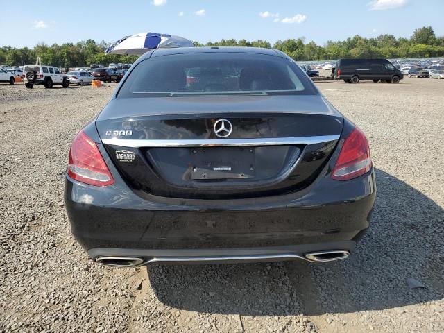 55SWF4JB4GU111161 - 2016 MERCEDES-BENZ C 300 BLACK photo 6