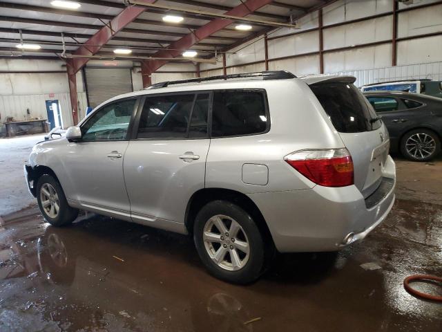 JTEBK3EHXA2166546 - 2010 TOYOTA HIGHLANDER SILVER photo 2