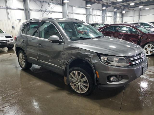 WVGBV3AX0DW611765 - 2013 VOLKSWAGEN TIGUAN S GRAY photo 4