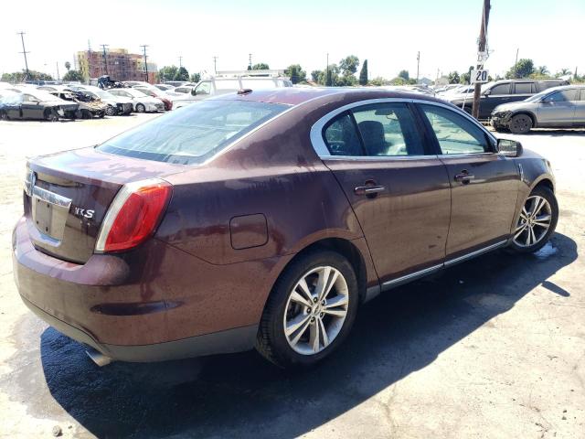 1LNHL9DR2AG616133 - 2010 LINCOLN MKS MAROON photo 3