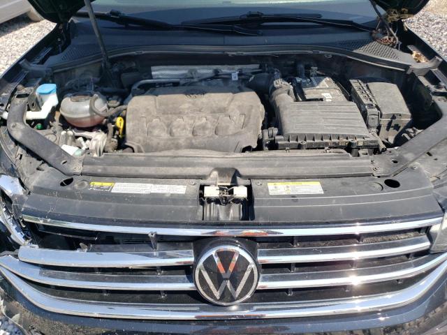 3VV2B7AX1NM164855 - 2022 VOLKSWAGEN TIGUAN SE შავი ფოტო 11