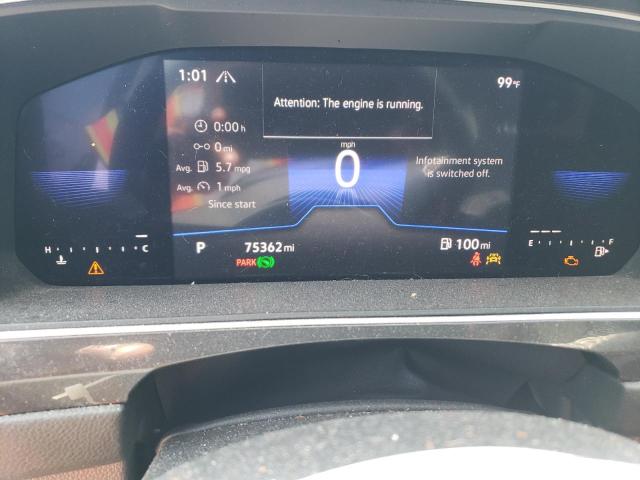 3VV2B7AX1NM164855 - 2022 VOLKSWAGEN TIGUAN SE შავი ფოტო 9