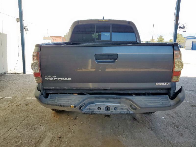 5TFJU4GN3FX065393 - 2015 TOYOTA TACOMA DOUBLE CAB PRERUNNER GRAY photo 6