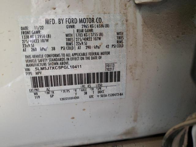 5LM5J7XC5PGL10411 - 2023 LINCOLN AVIATOR RESERVE WHITE photo 14