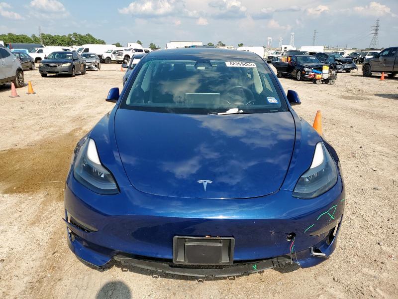 5YJ3E1EA2PF579459 - 2023 TESLA MODEL 3 蓝色 照片 5