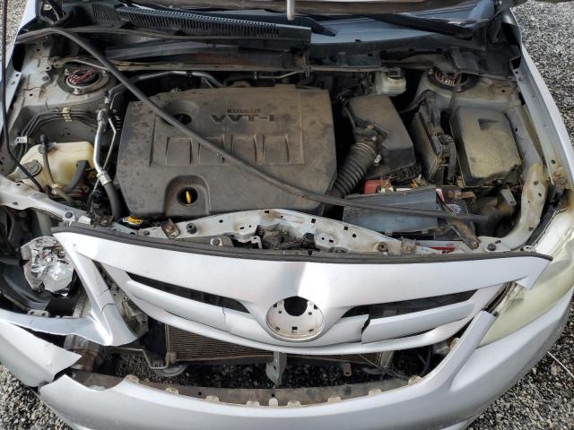 2T1BU4EE8DC952748 - 2013 TOYOTA COROLLA BASE 银色 照片 12
