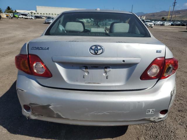 1NXBU40E29Z079494 - 2009 TOYOTA COROLLA BASE ვერცხლისფერი ფოტო 6