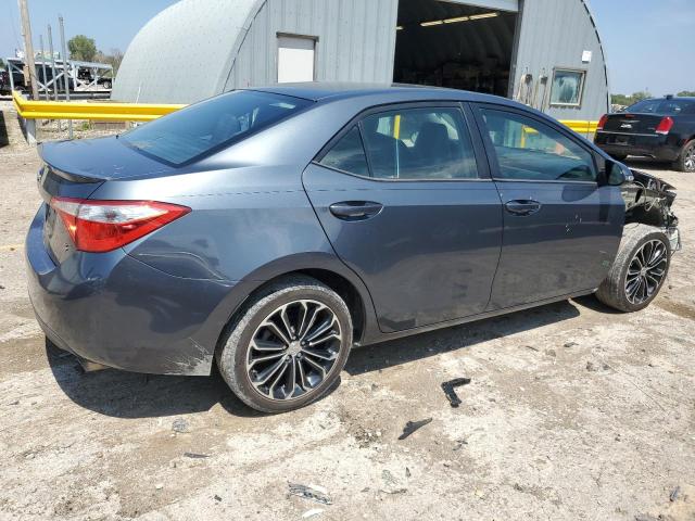 2T1BURHE3EC032214 - 2014 TOYOTA COROLLA L GRAY photo 3