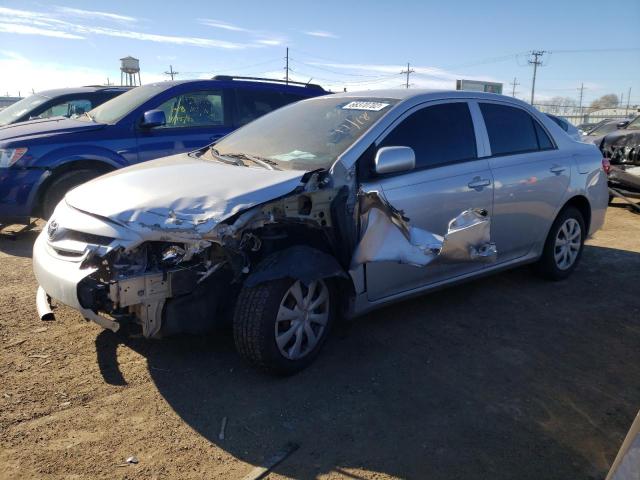 5YFBU4EE0DP138240 - 2013 TOYOTA COROLLA BASE SILVER photo 1