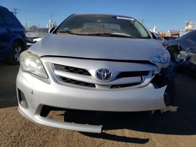 5YFBU4EE0DP138240 - 2013 TOYOTA COROLLA BASE SILVER photo 5