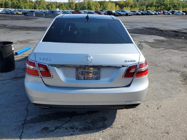 WDDHF9AB7BA348872 - 2011 MERCEDES-BENZ E 550 4MATIC SILVER photo 6