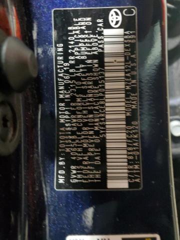 5YFS4RCE8LP015137 - 2020 TOYOTA COROLLA SE Mavi fotoğraf 13