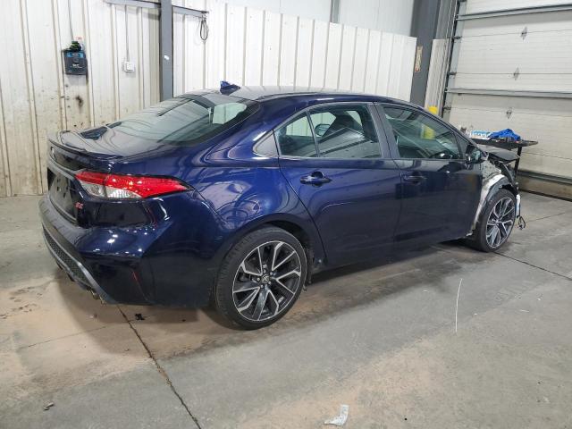 5YFS4RCE8LP015137 - 2020 TOYOTA COROLLA SE Mavi fotoğraf 3