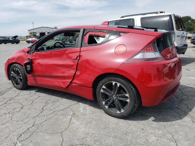 JHMZF1D64ES001883 - 2014 HONDA CR-Z EX RED photo 2