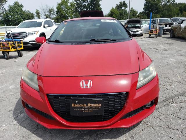 JHMZF1D64ES001883 - 2014 HONDA CR-Z EX RED photo 5