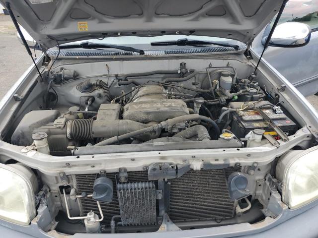 5TBRT34181S192844 - 2001 TOYOTA TUNDRA ACCESS CAB ნაცრისფერი ფოტო 11