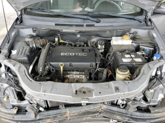 KL1TD6DE9BB212825 - 2011 CHEVROLET AVEO LS GRAY photo 11