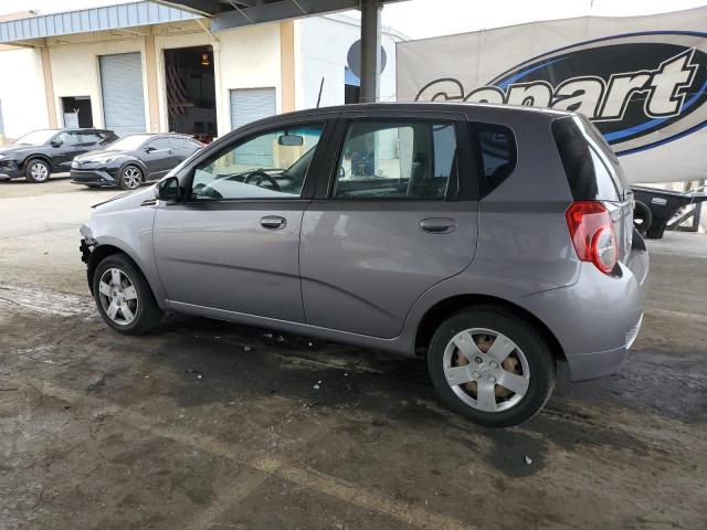 KL1TD6DE9BB212825 - 2011 CHEVROLET AVEO LS GRAY photo 2