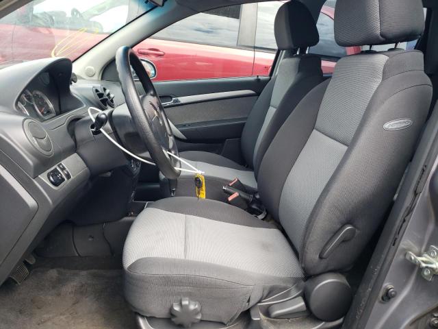 KL1TD6DE9BB212825 - 2011 CHEVROLET AVEO LS GRAY photo 7