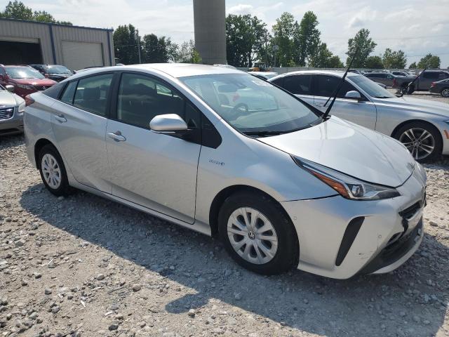 JTDKAMFU3N3184279 - 2022 TOYOTA PRIUS NIGHT SHADE SILVER photo 4