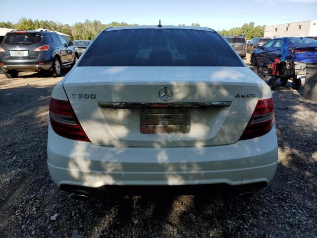 WDDGF8AB3DA742314 - 2013 MERCEDES-BENZ C 300 4MATIC WHITE photo 6