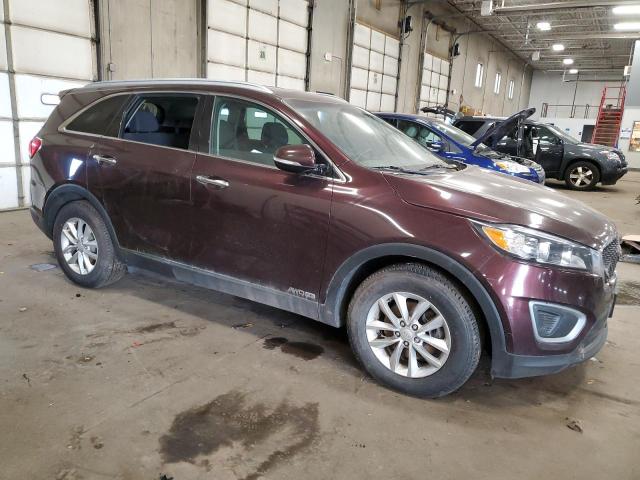 5XYPGDA55GG065295 - 2016 KIA SORENTO LX BURGUNDY photo 4