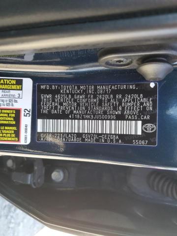 4T1BZ1HK9JU500996 - 2018 TOYOTA CAMRY XSE 蓝色 照片 13