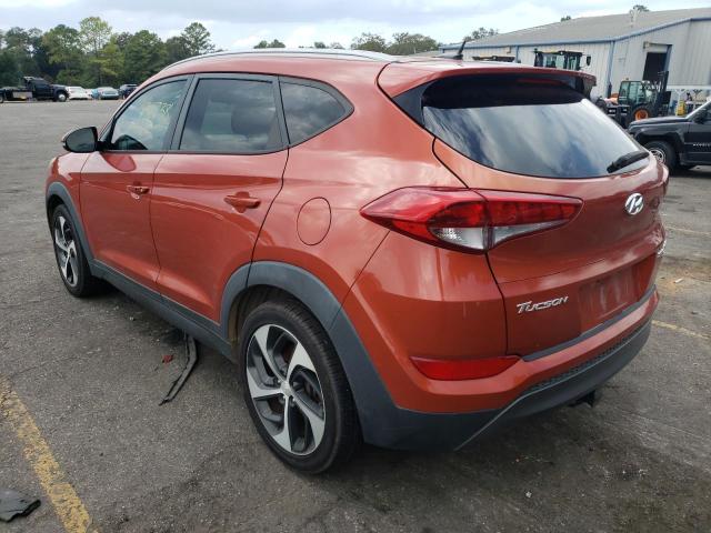 KM8J3CA26GU106643 - 2016 HYUNDAI TUCSON SPO LIMITED ORANGE photo 2