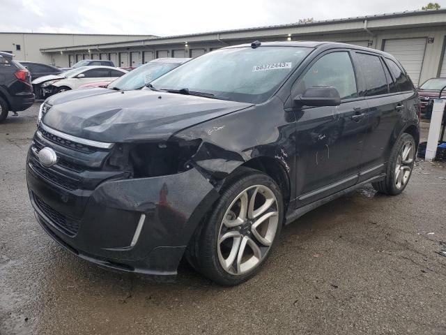 2FMDK3AK8DBC16286 - 2013 FORD EDGE SPORT BLACK photo 1