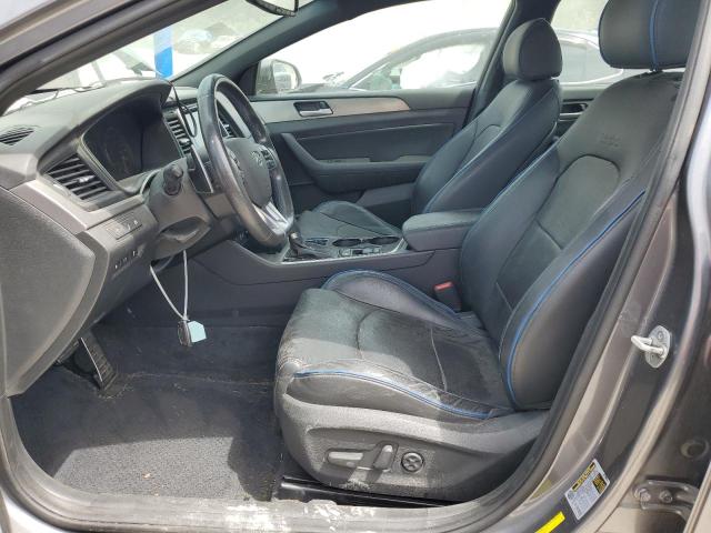 5NPE34AB3JH711913 - 2018 HYUNDAI SONATA SPORT CHARCOAL photo 7