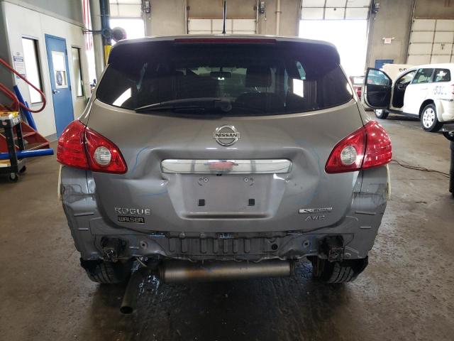 JN8AS5MV6DW151353 - 2013 NISSAN ROGUE S GRAY photo 6
