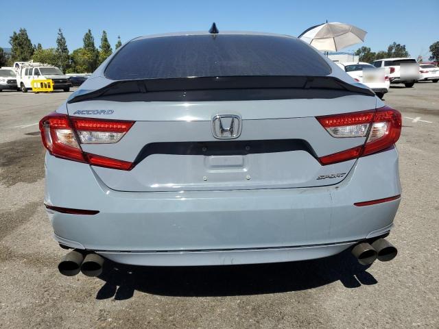 1HGCV1F38NA083833 - 2022 HONDA ACCORD SPORT SILVER photo 6