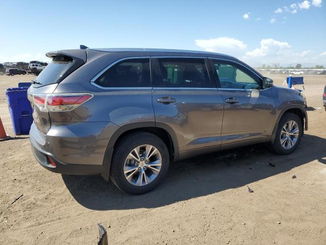 5TDJKRFH7FS160544 - 2015 TOYOTA HIGHLANDER XLE Մոխրագույն լուսանկար 3