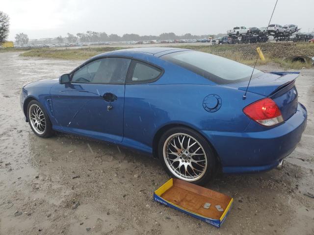 KMHHM65D25U162231 - 2005 HYUNDAI TIBURON BLUE photo 2