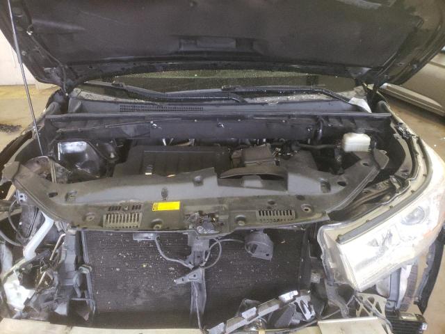 5TDJKRFH4GS259243 - 2016 TOYOTA HIGHLANDER XLE BLACK photo 12