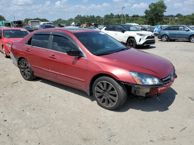 1HGCM56737A189980 - 2007 HONDA ACCORD EX 红色 照片 4