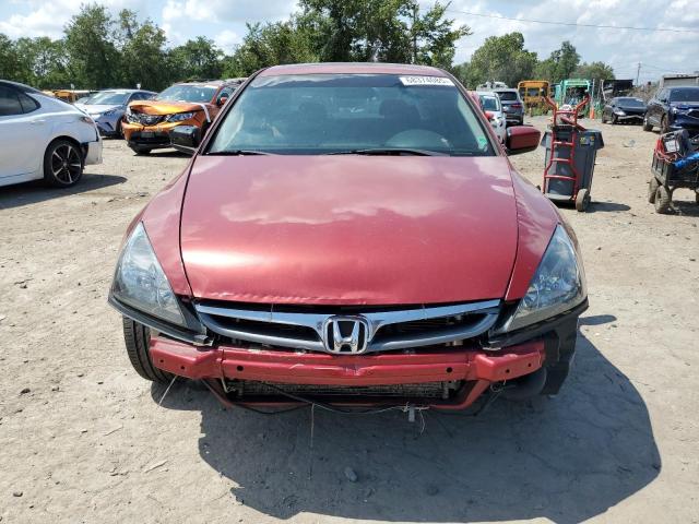 1HGCM56737A189980 - 2007 HONDA ACCORD EX 红色 照片 5