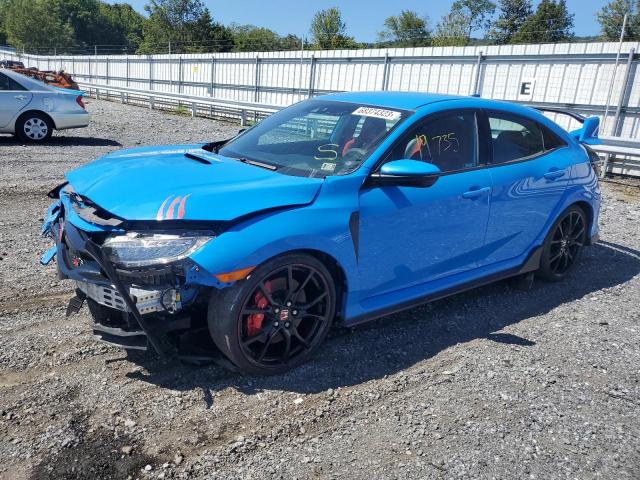 SHHFK8G7XMU201738 - 2021 HONDA CIVIC TYPE-R TOURING BLUE photo 1