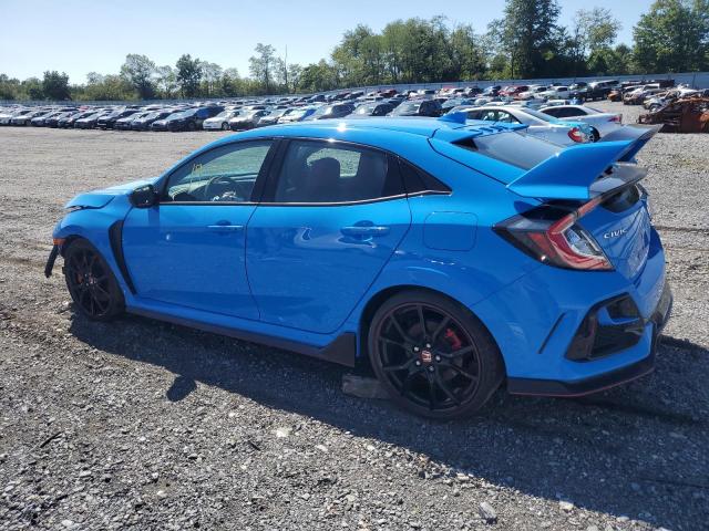 SHHFK8G7XMU201738 - 2021 HONDA CIVIC TYPE-R TOURING BLUE photo 2