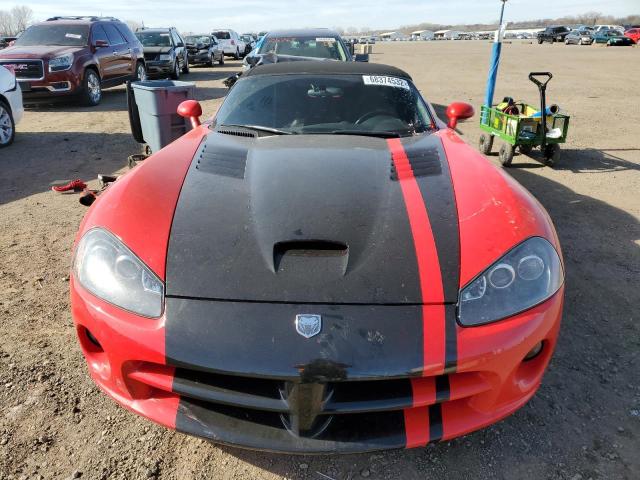 1B3JR65Z03V501791 - 2003 DODGE VIPER SRT-10 RED photo 5