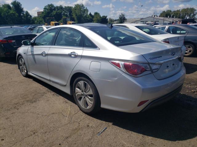 KMHEC4A44DA085443 - 2013 HYUNDAI SONATA HYBRID SILVER photo 2