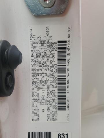 3TMJU4GN3BM117511 - 2011 TOYOTA TACOMA DOUBLE CAB PRERUNNER WHITE photo 12